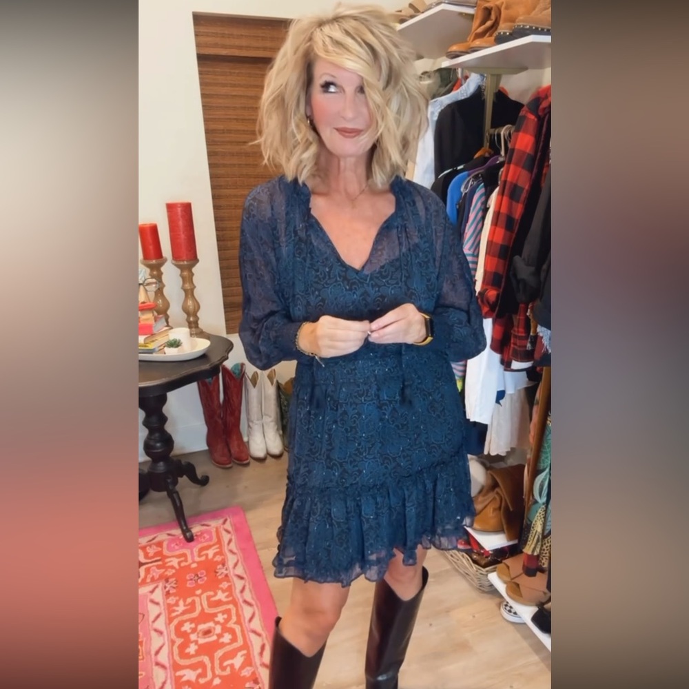 Lovestitch Navy Blue Mini Dress - Picture 1 of 16